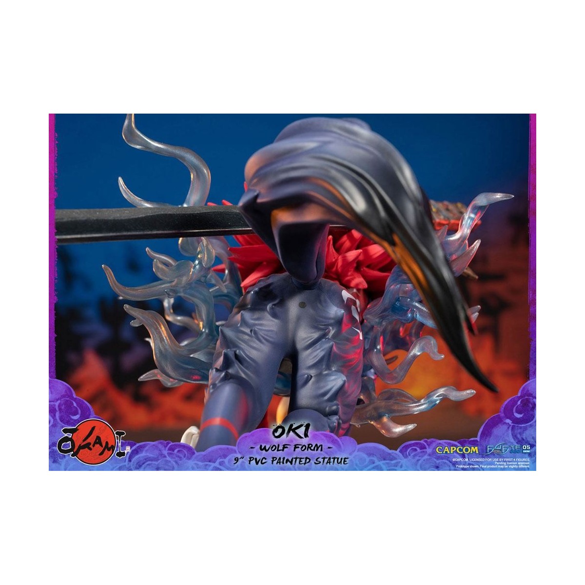 First 4 Figures Okami - OKI Wolf Form statuetta in PVC