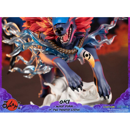 First 4 Figures Okami - OKI Wolf Form statuetta in PVC