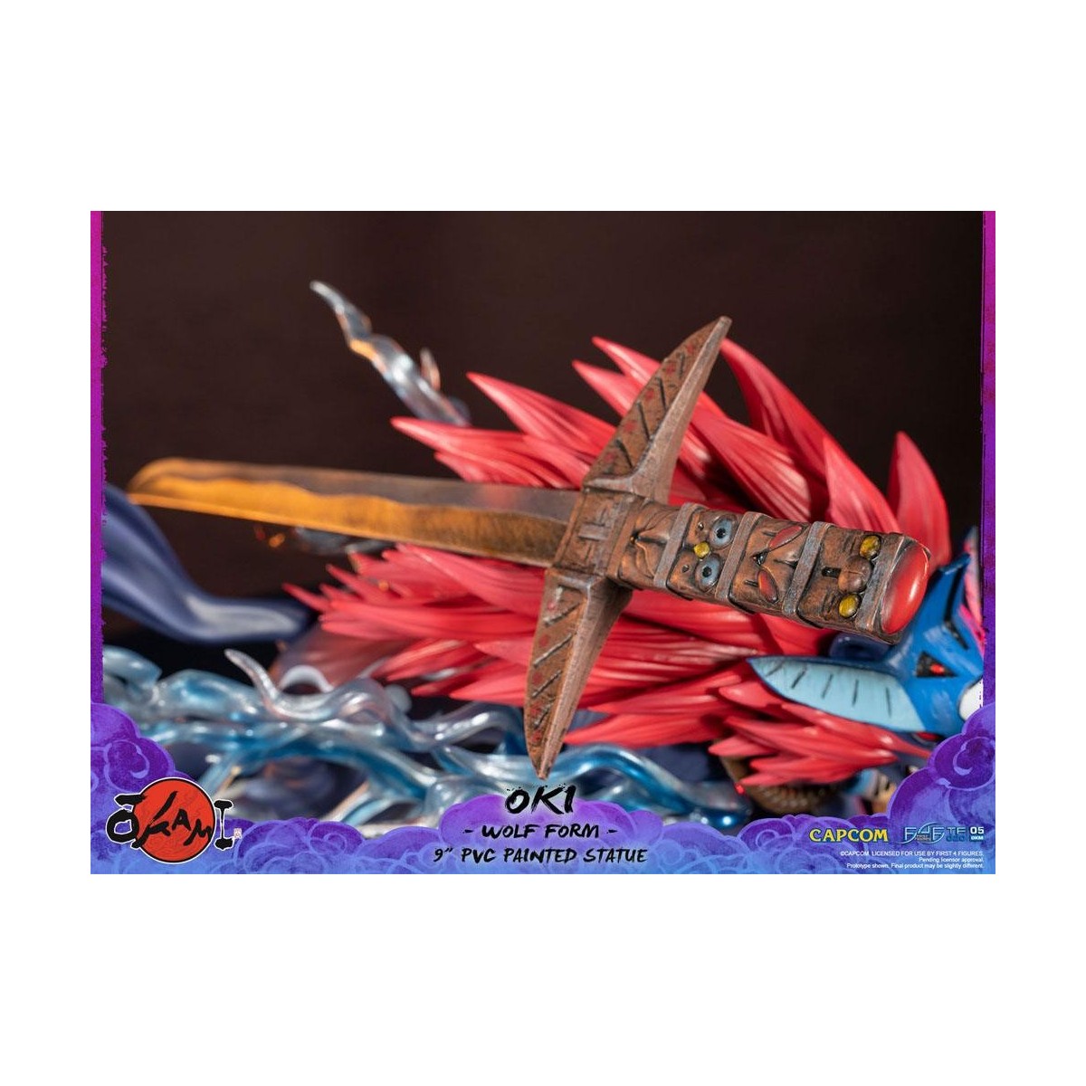 First 4 Figures Okami - OKI Wolf Form statuetta in PVC