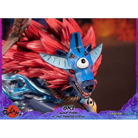First 4 Figures Okami - OKI Wolf Form statuetta in PVC