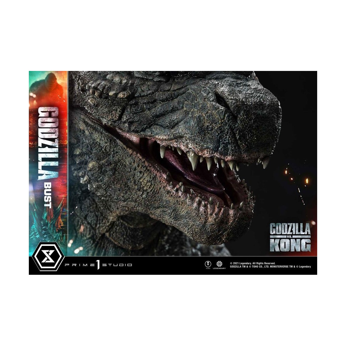 Prime 1 Studio - Godzilla Bust - Godzilla vs Kong Bonus Version