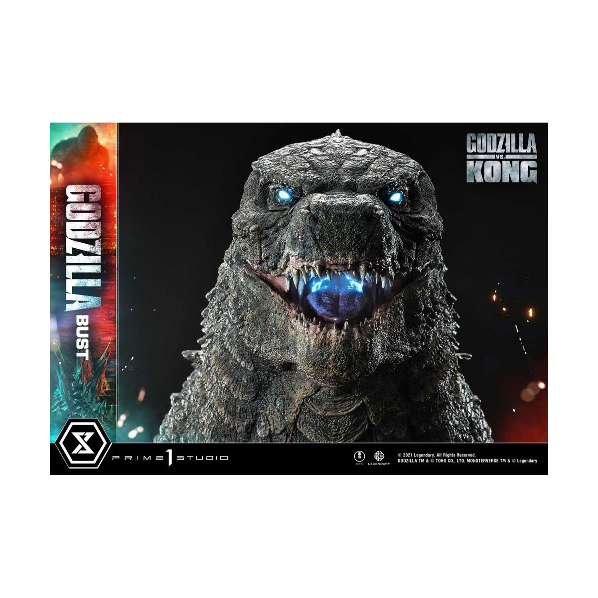 Prime 1 Studio - Godzilla Bust - Godzilla vs Kong Bonus Version