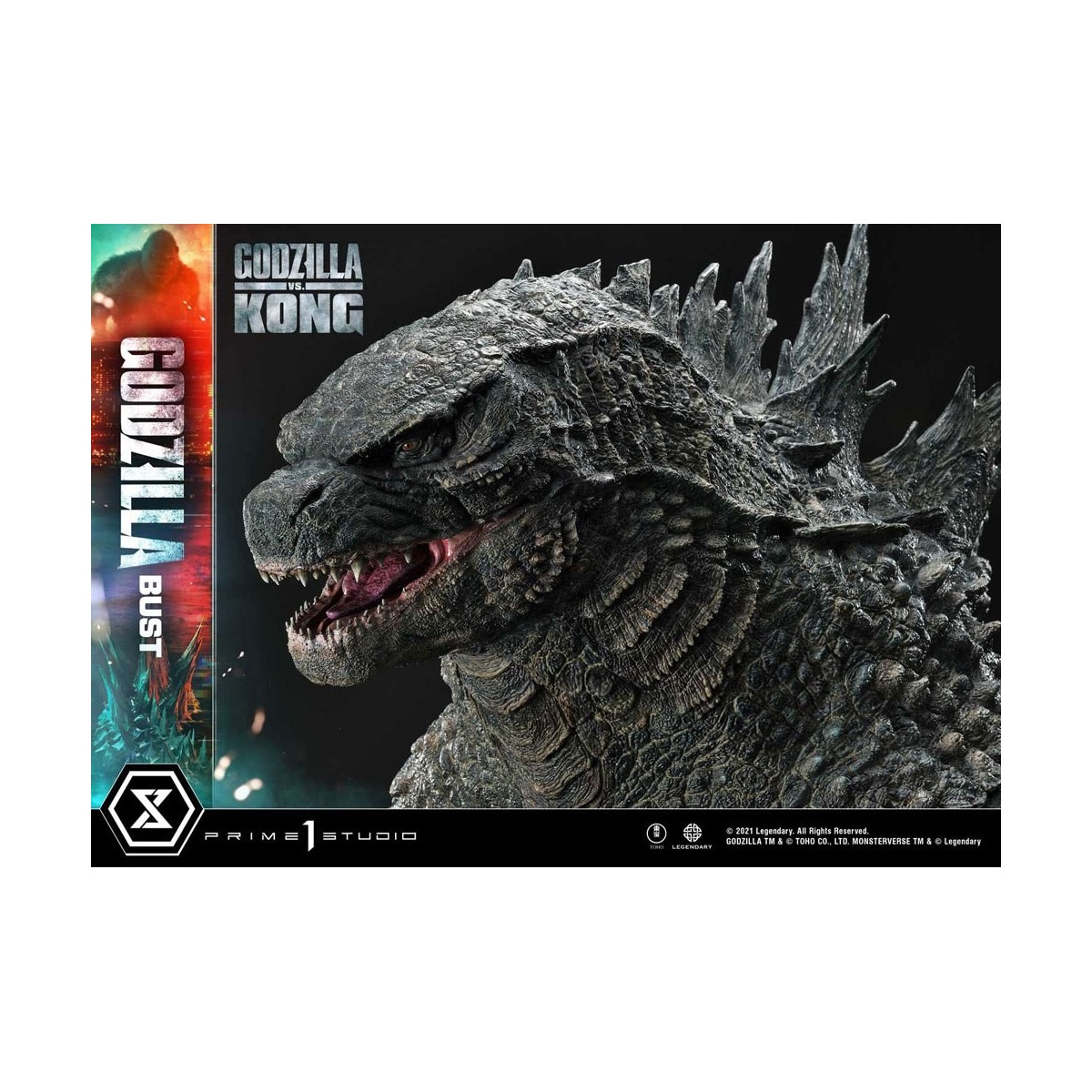 Prime 1 Studio - Godzilla Bust - Godzilla vs Kong Bonus Version