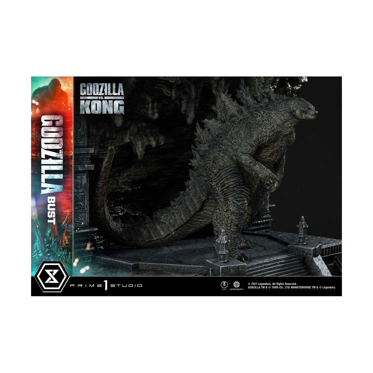 Prime 1 Studio - Godzilla Bust - Godzilla vs Kong Bonus Version