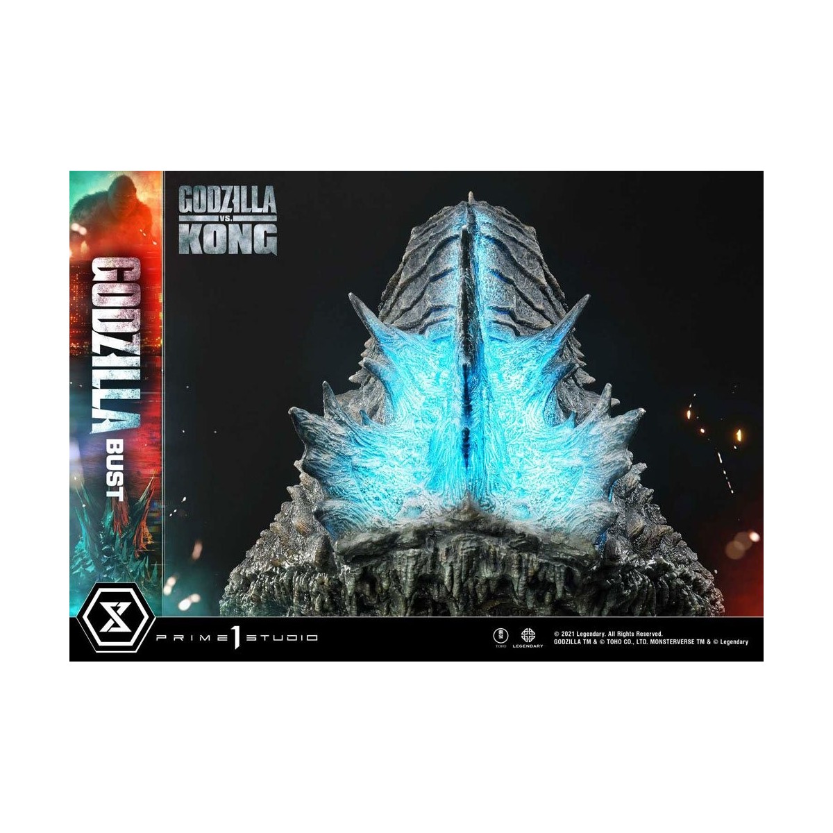 Prime 1 Studio - Godzilla Bust - Godzilla vs Kong Bonus Version