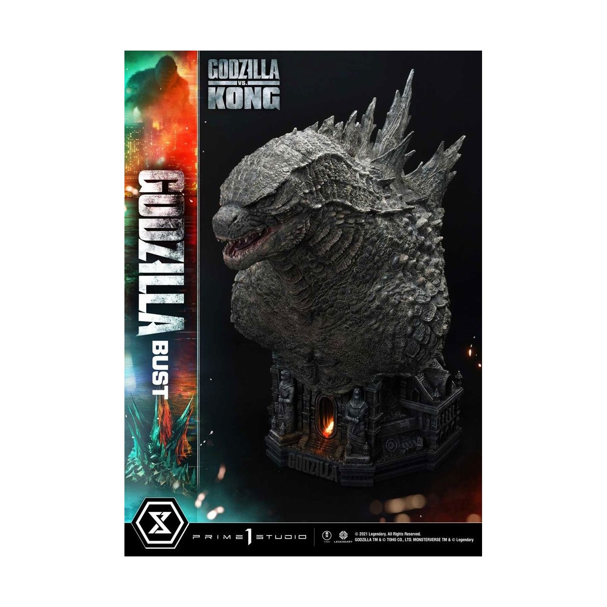 Prime 1 Studio - Godzilla Bust - Godzilla vs Kong Bonus Version