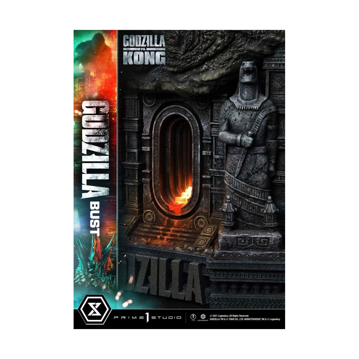 Prime 1 Studio - Godzilla Bust - Godzilla vs Kong Bonus Version