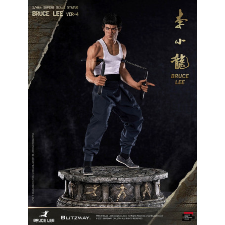 Blitzway - Statuetta Bruce Lee 1/4 di 80th Anniversary Tribute - 55 cm