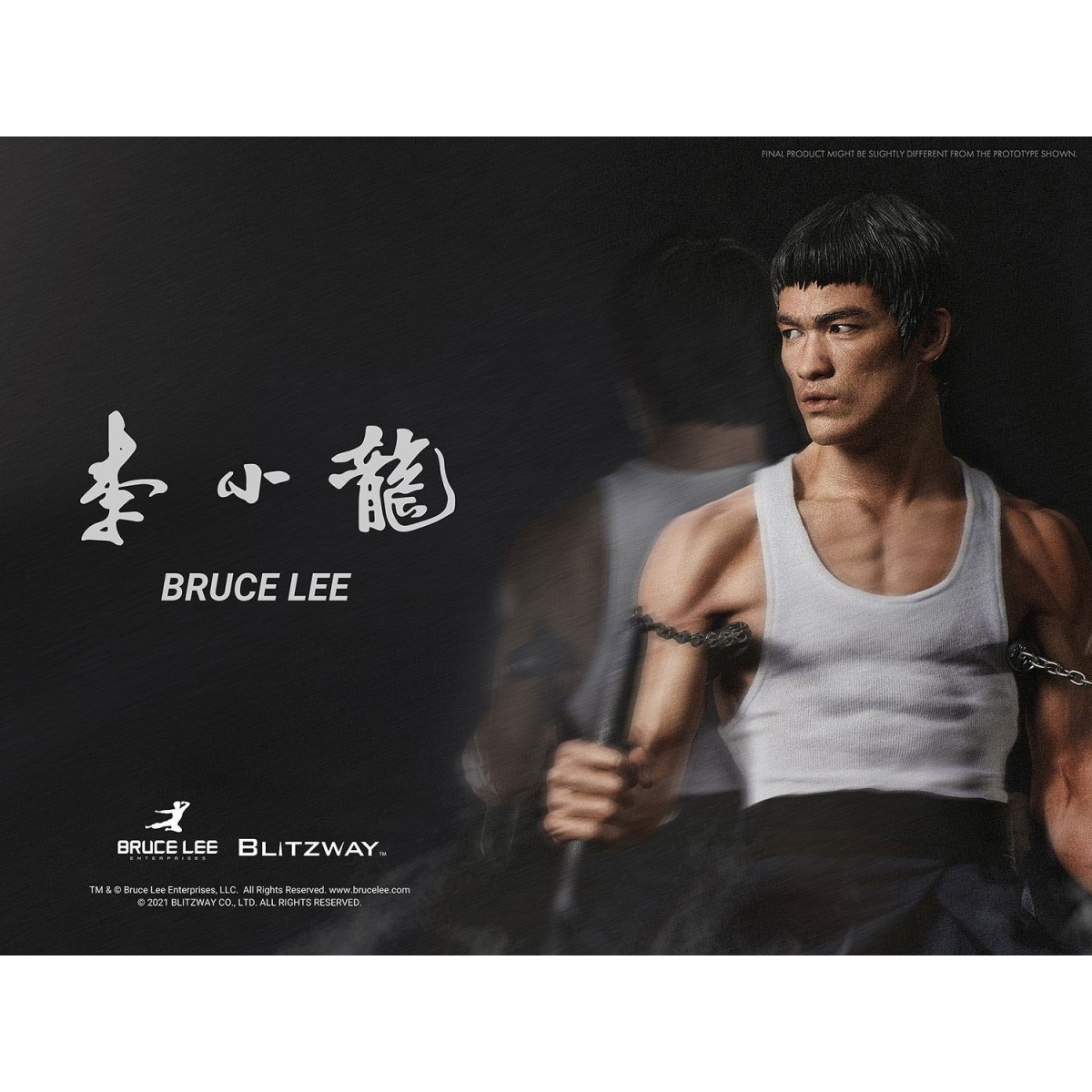 Blitzway - Statuetta Bruce Lee 1/4 di 80th Anniversary Tribute - 55 cm