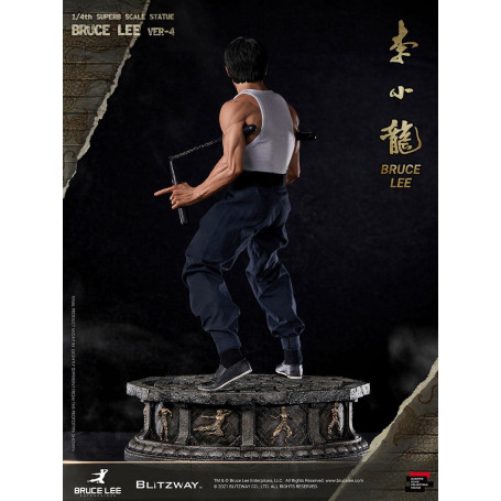 Blitzway - Statuetta Bruce Lee 1/4 di 80th Anniversary Tribute - 55 cm