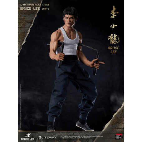 Blitzway - Statuetta Bruce Lee 1/4 di 80th Anniversary Tribute - 55 cm