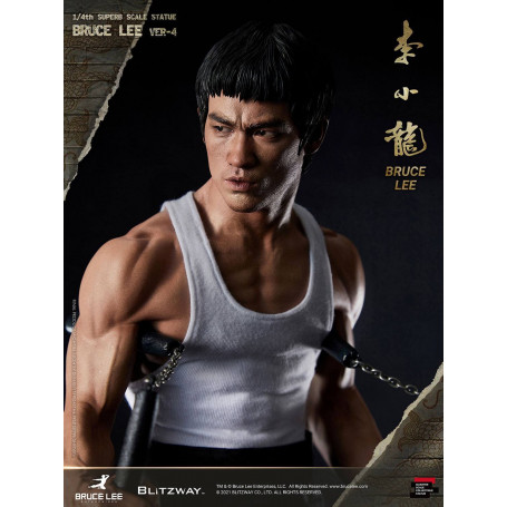 Blitzway - Statuetta Bruce Lee 1/4 di 80th Anniversary Tribute - 55 cm