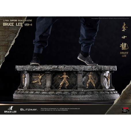 Blitzway - Statuetta Bruce Lee 1/4 di 80th Anniversary Tribute - 55 cm