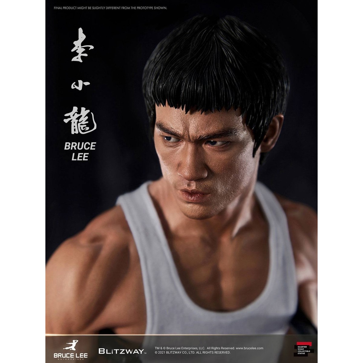 Blitzway - Statuetta Bruce Lee 1/4 di 80th Anniversary Tribute - 55 cm