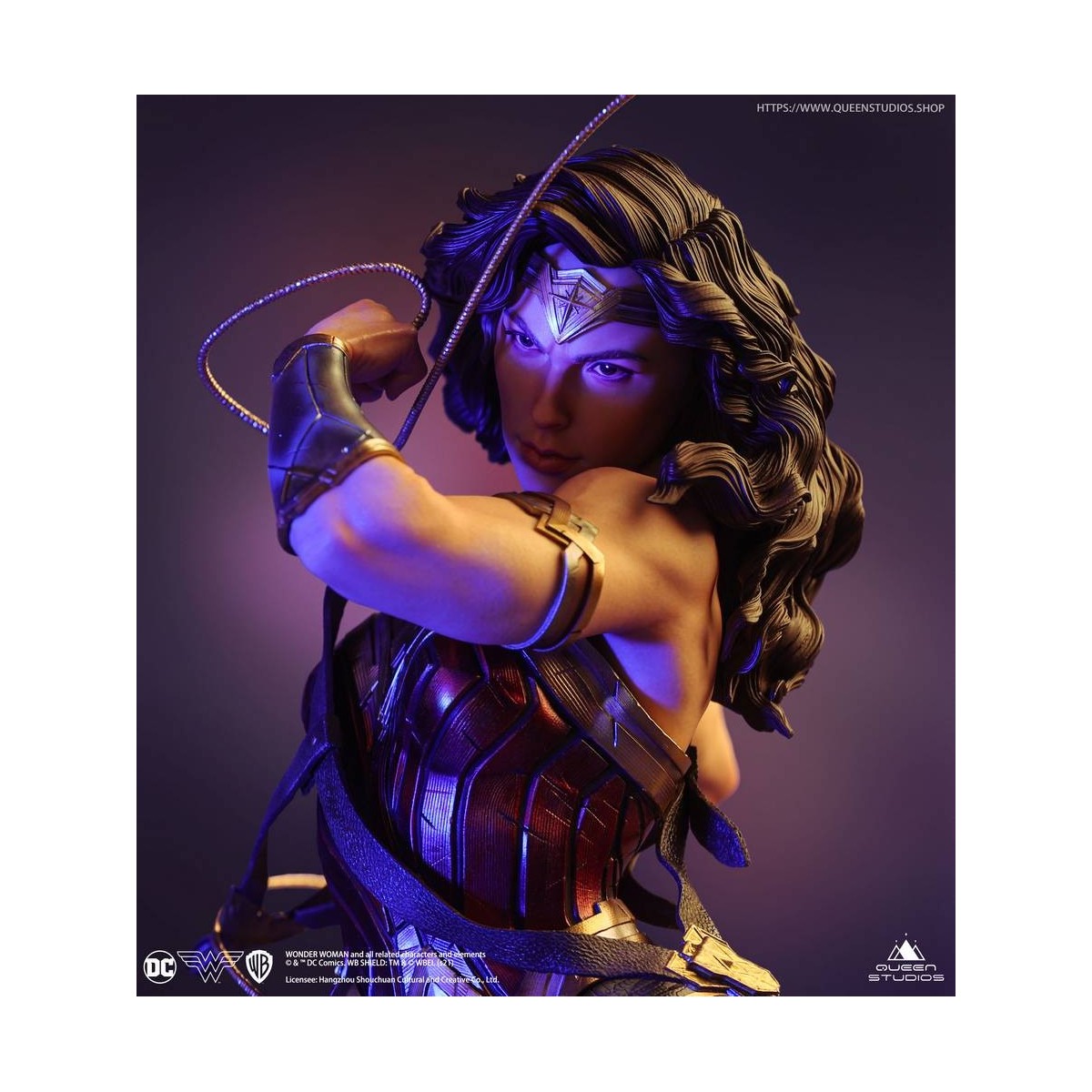 Queen Studios - 1/4 The Dark Knight Heat Ledger Joker versione standard.
