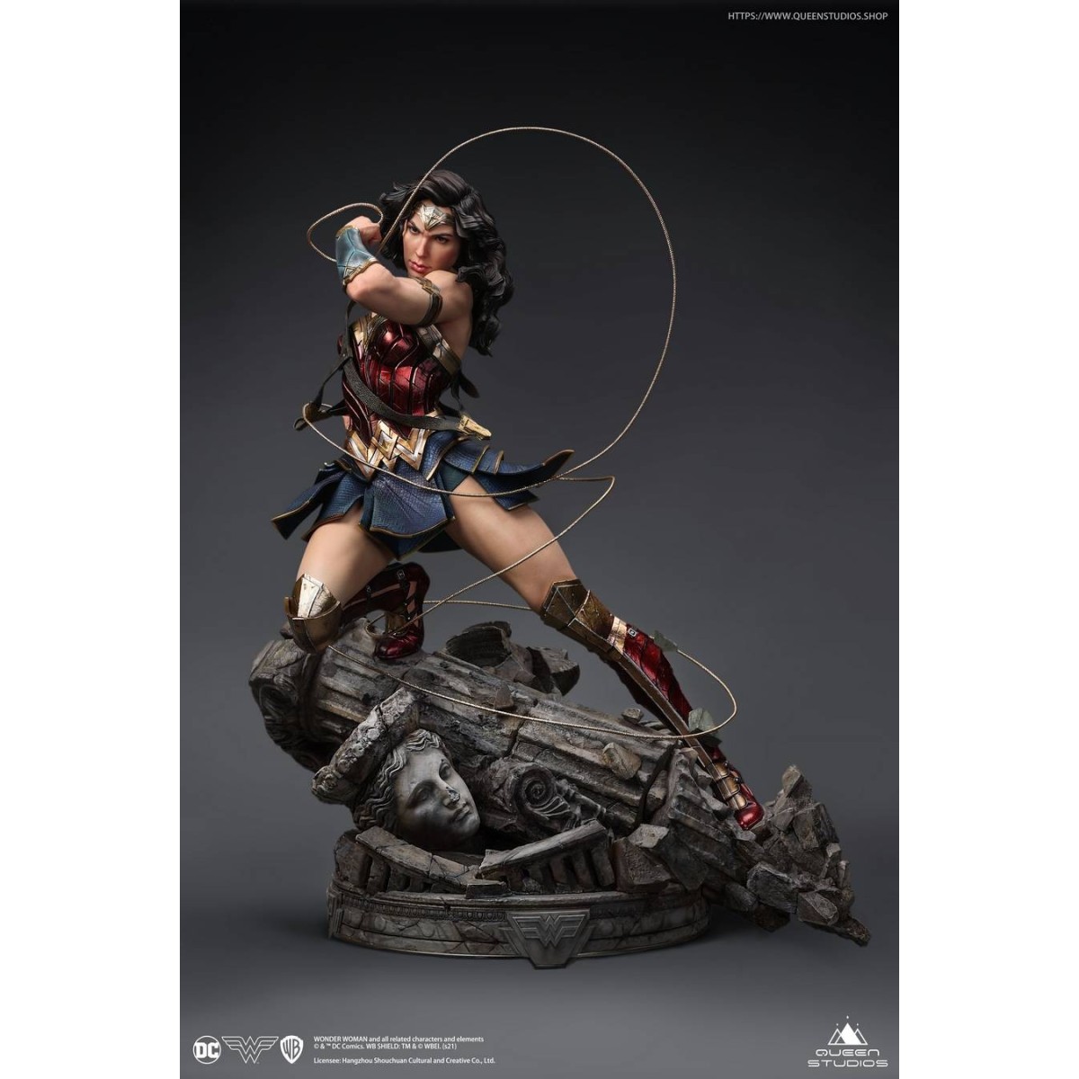 Queen Studios - 1/4 The Dark Knight Heat Ledger Joker versione standard.