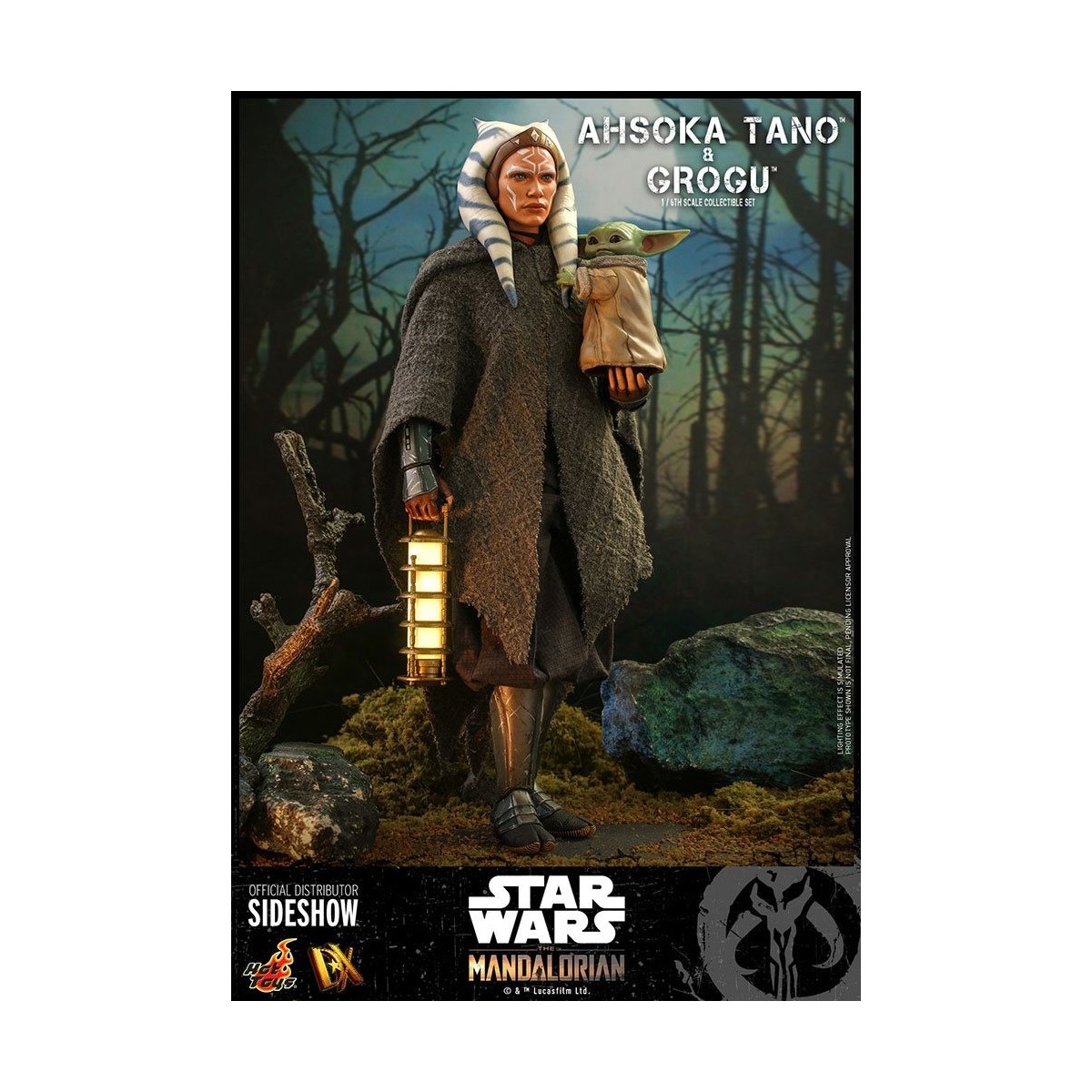 Hot Toys Star Wars - Ahsoka Tano & Grogu- Il mandaloriano 1/6