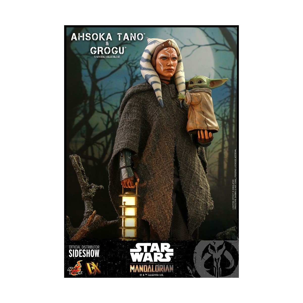 Hot Toys Star Wars - Ahsoka Tano & Grogu- Il mandaloriano 1/6