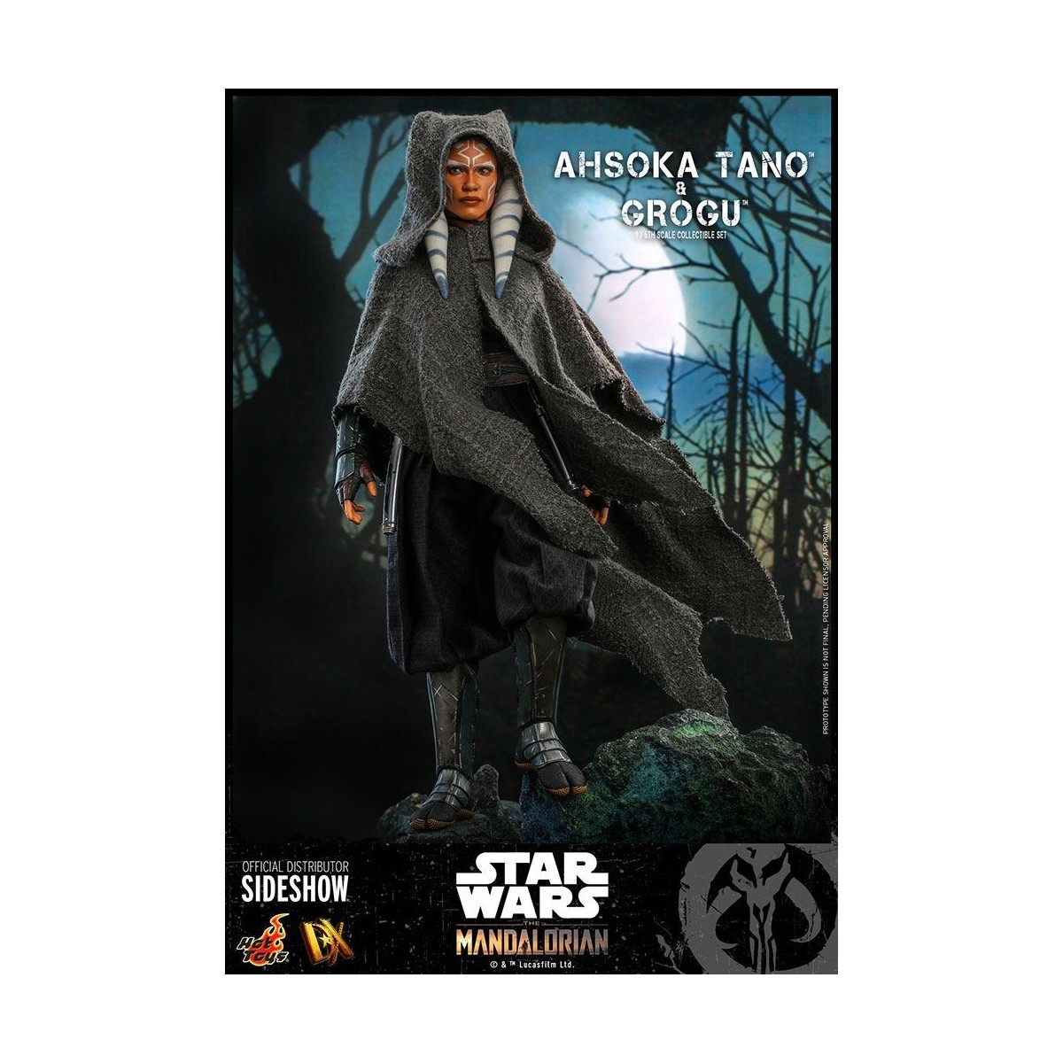 Hot Toys Star Wars - Ahsoka Tano & Grogu- Il mandaloriano 1/6
