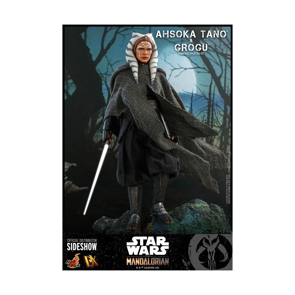 Hot Toys Star Wars - Ahsoka Tano & Grogu- Il mandaloriano 1/6