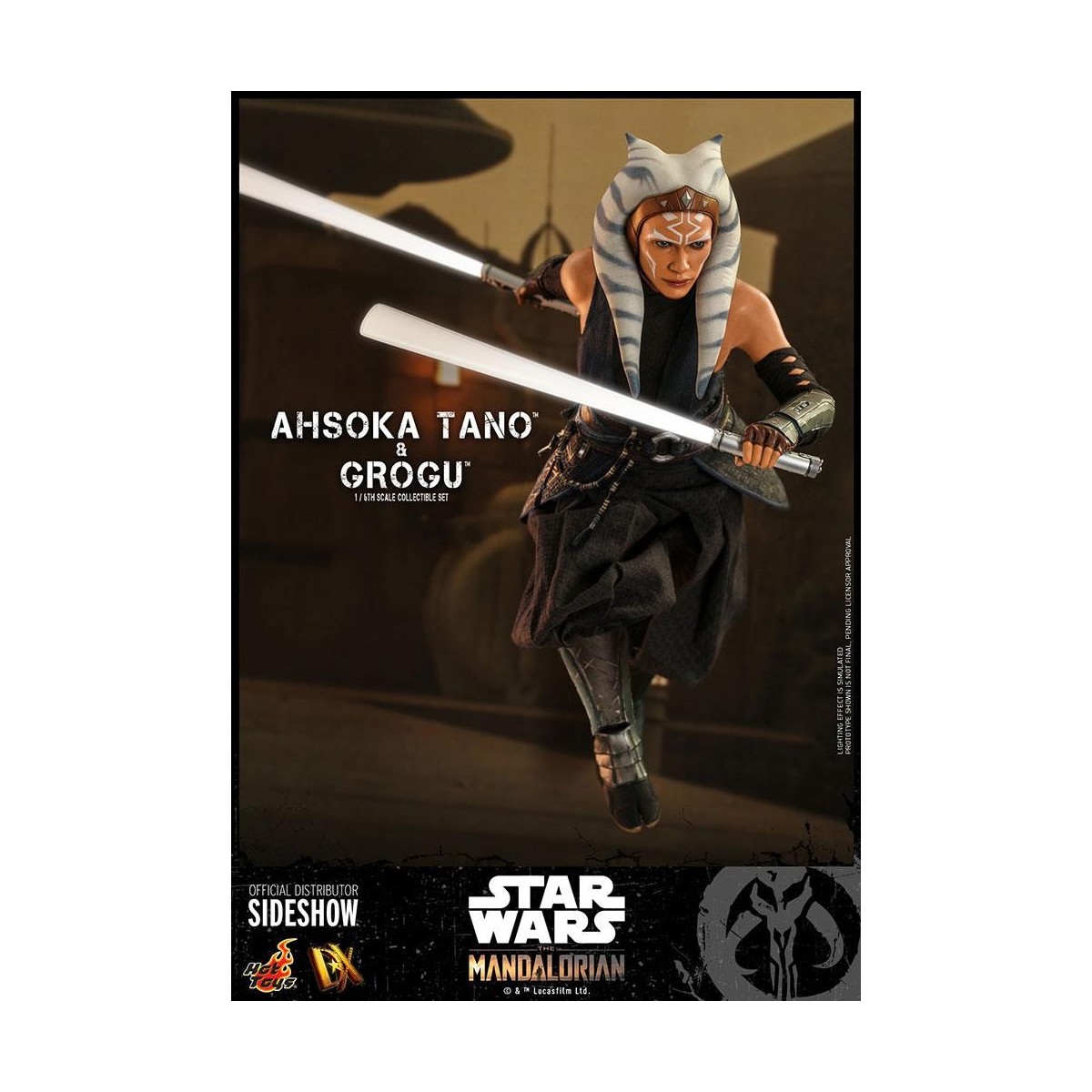 Hot Toys Star Wars - Ahsoka Tano & Grogu- Il mandaloriano 1/6