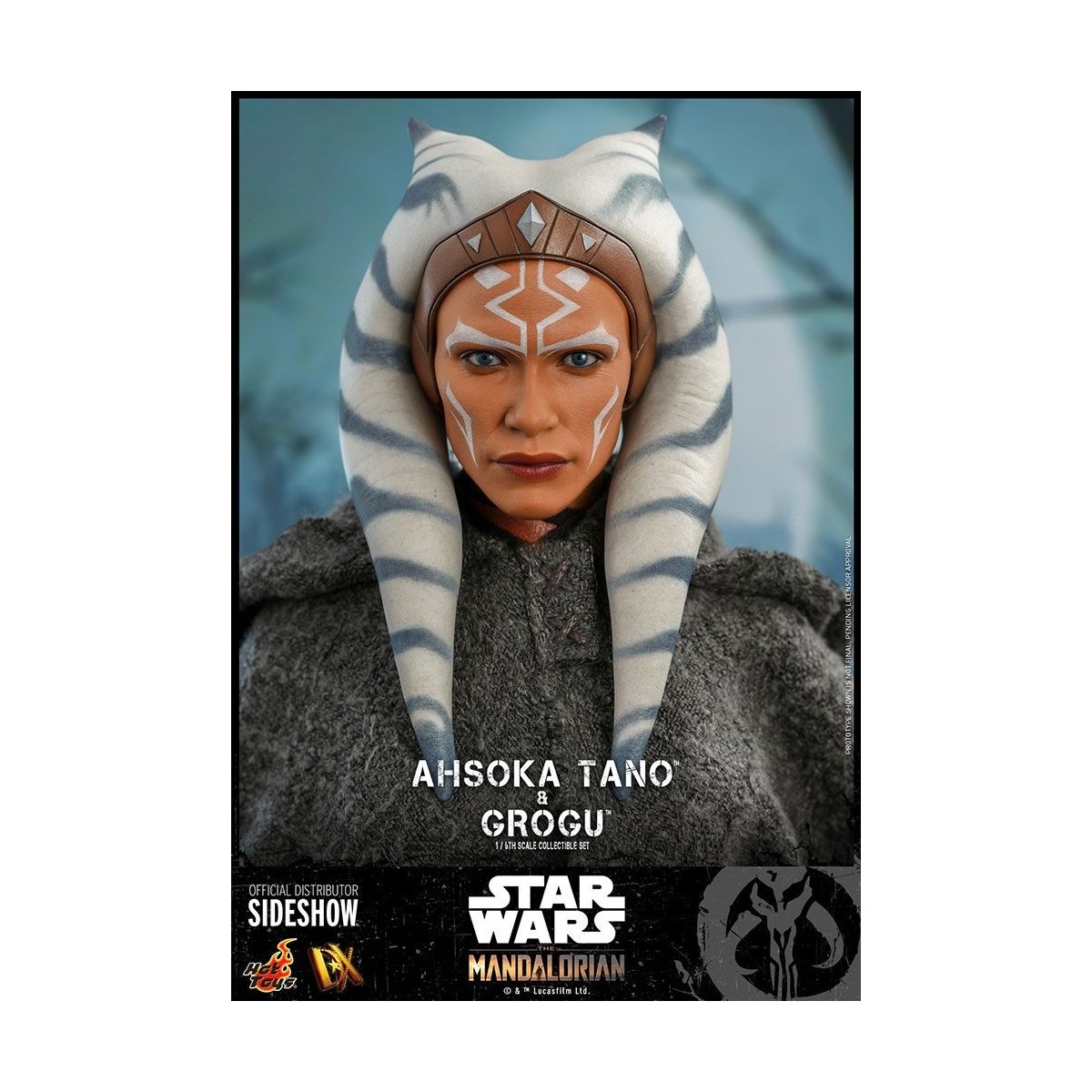 Hot Toys Star Wars - Ahsoka Tano & Grogu- Il mandaloriano 1/6