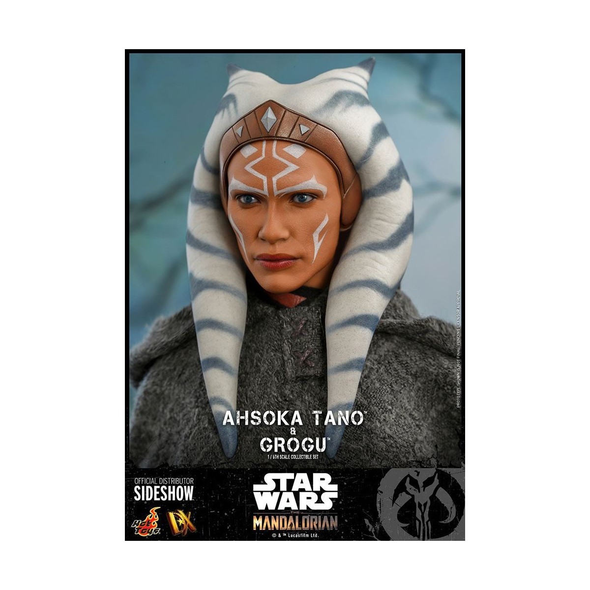 Hot Toys Star Wars - Ahsoka Tano & Grogu- Il mandaloriano 1/6