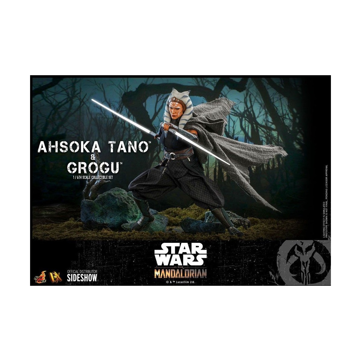 Hot Toys Star Wars - Ahsoka Tano & Grogu- Il mandaloriano 1/6