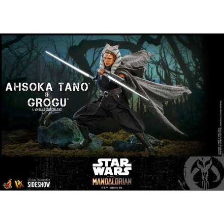 Hot Toys Star Wars - Ahsoka Tano & Grogu- Il mandaloriano 1/6