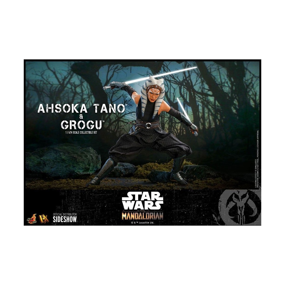 Hot Toys Star Wars - Ahsoka Tano & Grogu- Il mandaloriano 1/6