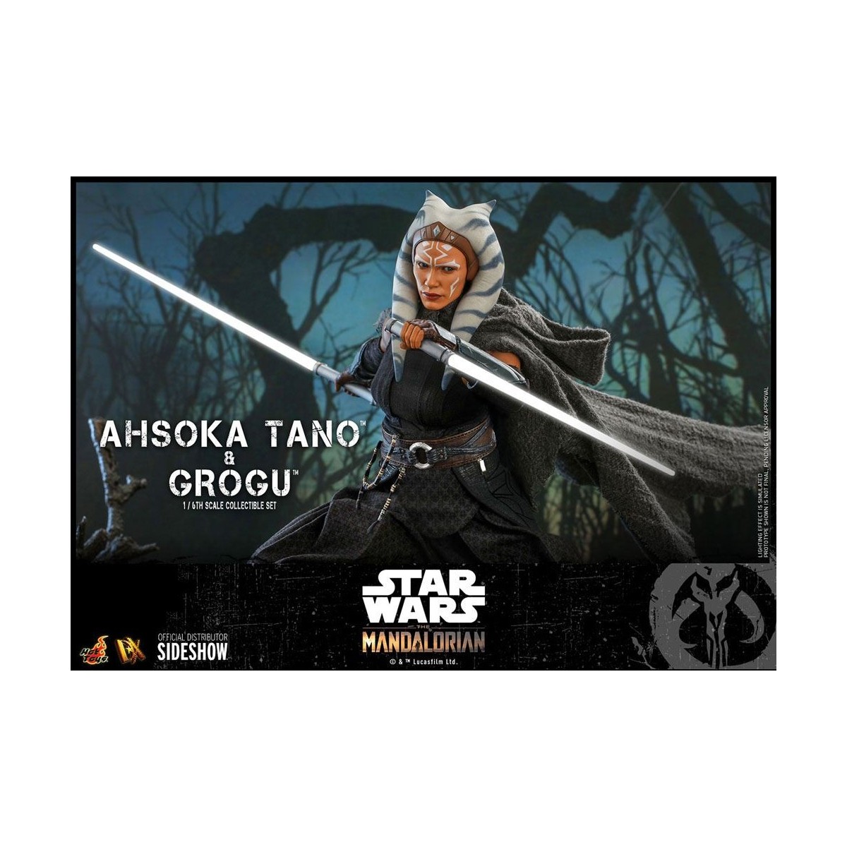 Hot Toys Star Wars - Ahsoka Tano & Grogu- Il mandaloriano 1/6