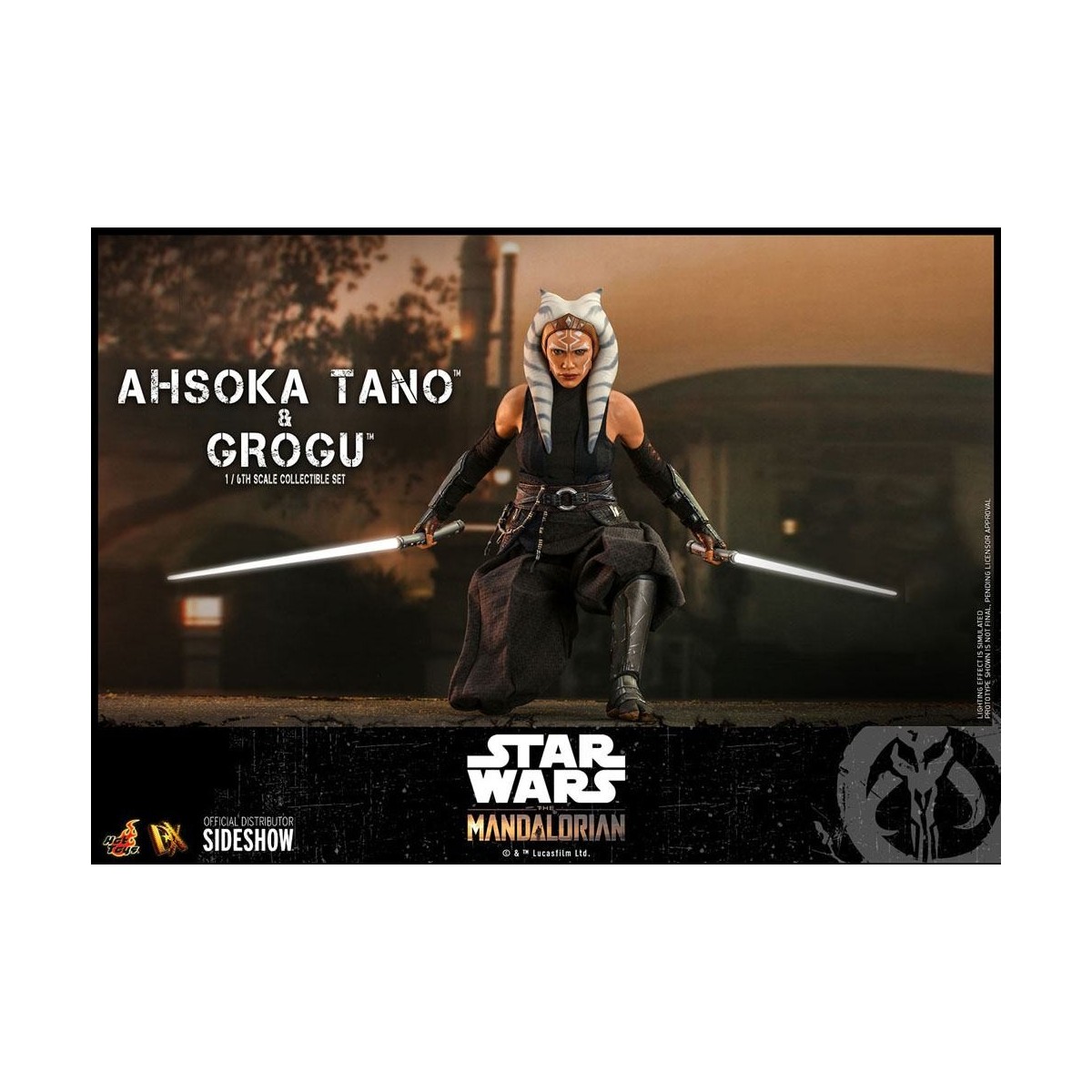 Hot Toys Star Wars - Ahsoka Tano & Grogu- Il mandaloriano 1/6