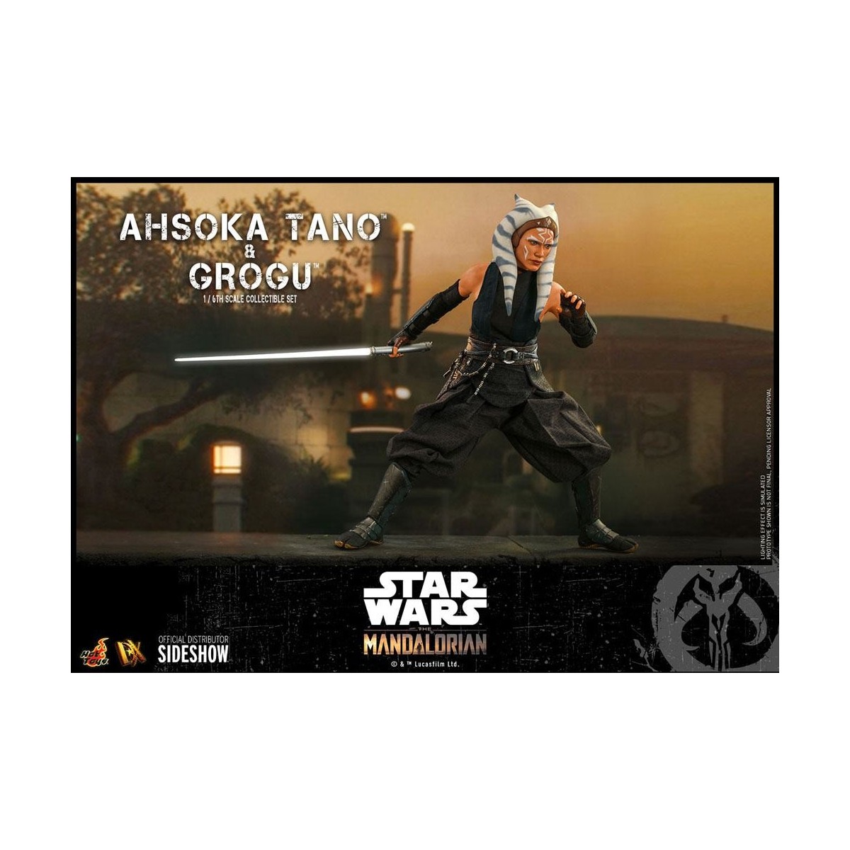 Hot Toys Star Wars - Ahsoka Tano & Grogu- Il mandaloriano 1/6