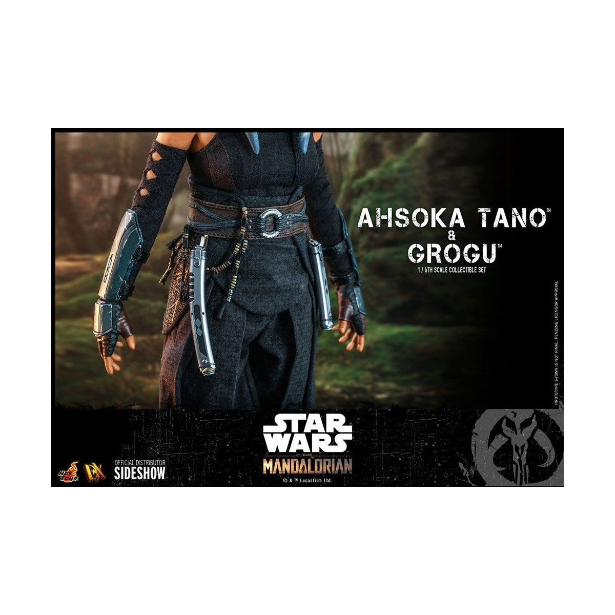 Hot Toys Star Wars - Ahsoka Tano & Grogu- Il mandaloriano 1/6
