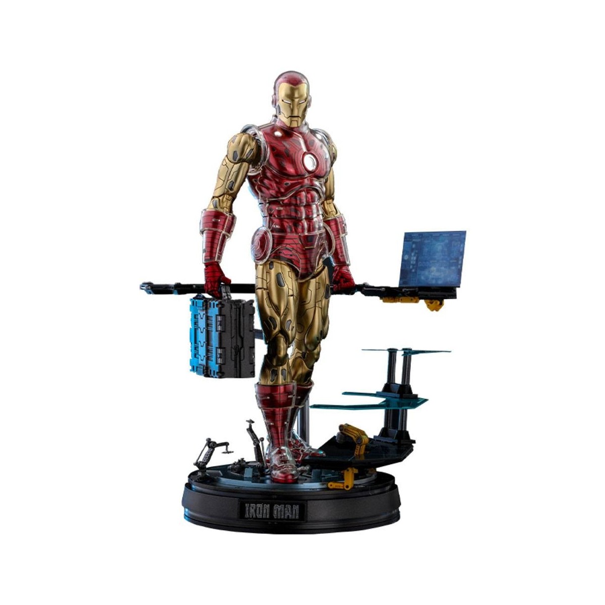 Hot toys - Iron Man Deluxe Version - Marvel The Origins Collection Comic Masterpiece figura 1/6