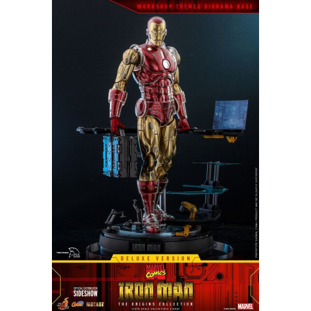 Hot toys - Iron Man Deluxe Version - Marvel The Origins Collection Comic Masterpiece figura 1/6