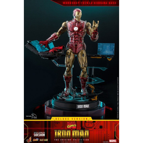 Hot toys - Iron Man Deluxe Version - Marvel The Origins Collection Comic Masterpiece figura 1/6