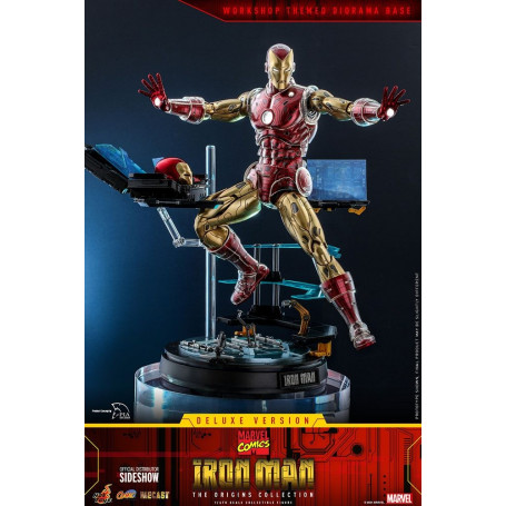 Hot toys - Iron Man Deluxe Version - Marvel The Origins Collection Comic Masterpiece figura 1/6