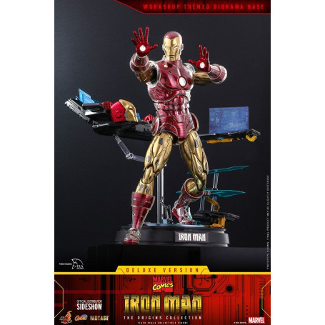 Hot toys - Iron Man Deluxe Version - Marvel The Origins Collection Comic Masterpiece figura 1/6