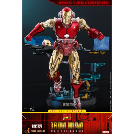 Hot toys - Iron Man Deluxe Version - Marvel The Origins Collection Comic Masterpiece figura 1/6