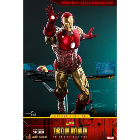 Hot toys - Iron Man Deluxe Version - Marvel The Origins Collection Comic Masterpiece figura 1/6