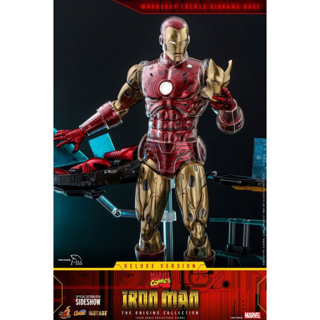 Hot toys - Iron Man Deluxe Version - Marvel The Origins Collection Comic Masterpiece figura 1/6