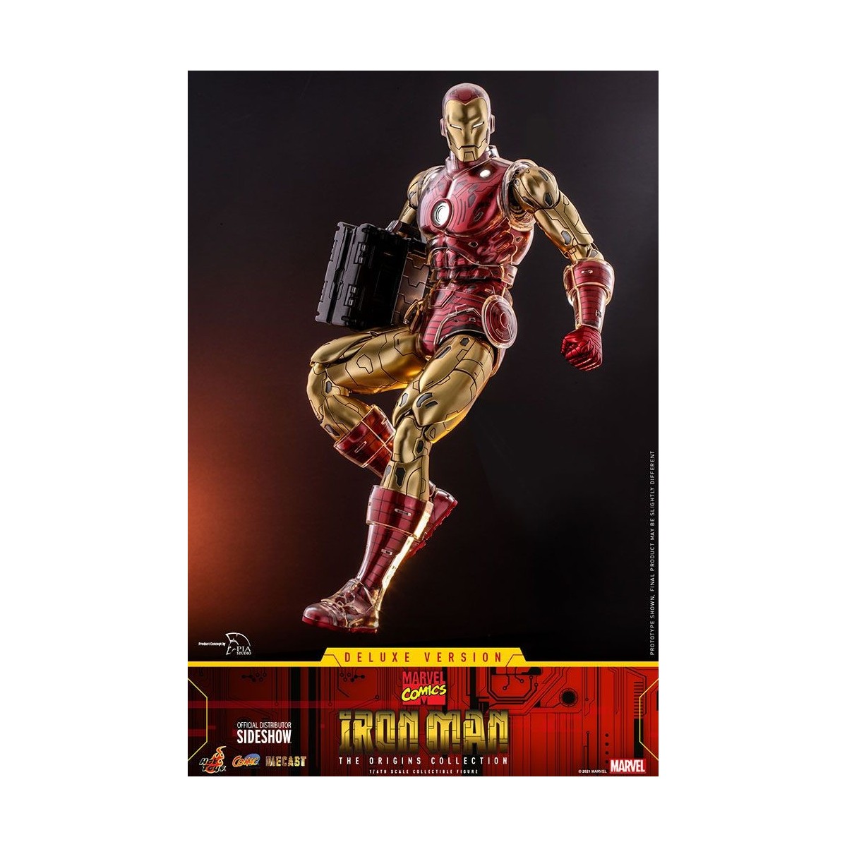 Hot toys - Iron Man Deluxe Version - Marvel The Origins Collection Comic Masterpiece figura 1/6