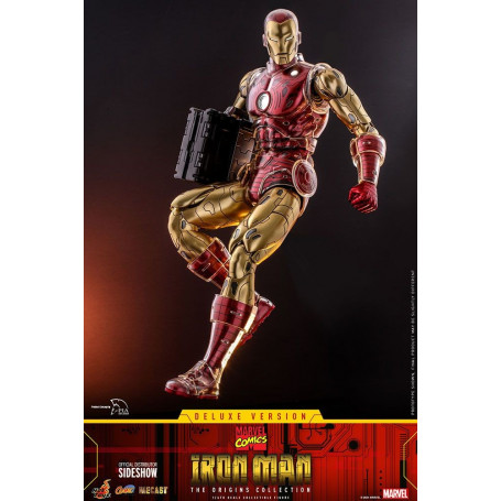 Hot toys - Iron Man Deluxe Version - Marvel The Origins Collection Comic Masterpiece figura 1/6
