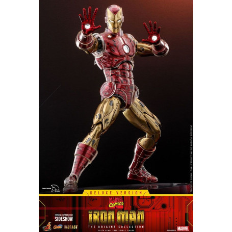 Hot toys - Iron Man Deluxe Version - Marvel The Origins Collection Comic Masterpiece figura 1/6