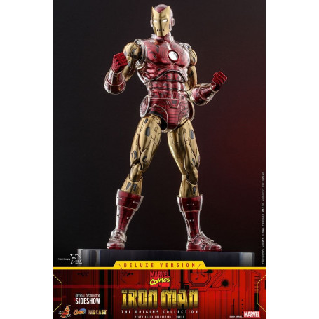 Hot toys - Iron Man Deluxe Version - Marvel The Origins Collection Comic Masterpiece figura 1/6