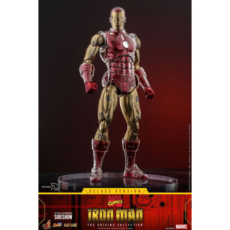 Hot toys - Iron Man Deluxe Version - Marvel The Origins Collection Comic Masterpiece figura 1/6