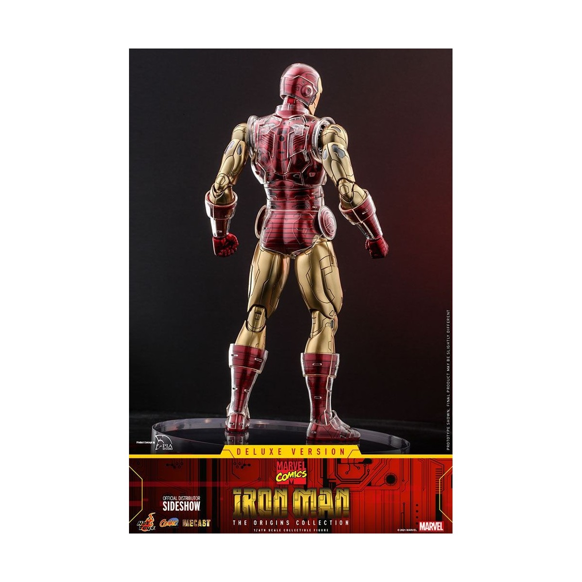 Hot toys - Iron Man Deluxe Version - Marvel The Origins Collection Comic Masterpiece figura 1/6