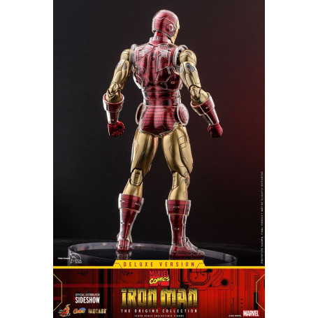 Hot toys - Iron Man Deluxe Version - Marvel The Origins Collection Comic Masterpiece figura 1/6