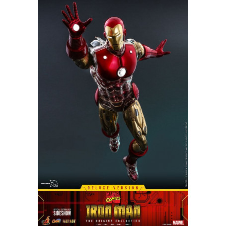 Hot toys - Iron Man Deluxe Version - Marvel The Origins Collection Comic Masterpiece figura 1/6